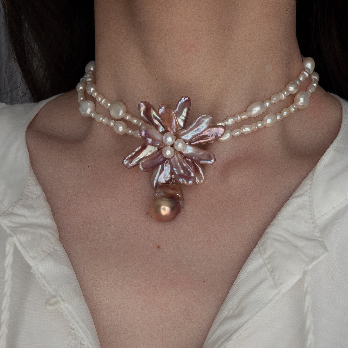 Baroque Bloom Necklace